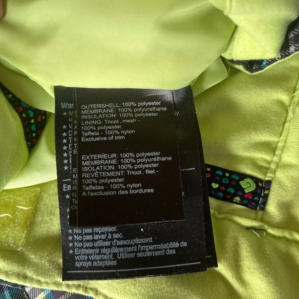 Burton girls Plaid Snow Pants - Picture 8 of 9